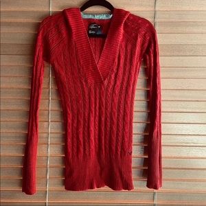 American Eagle Outfitters Knitted Hooded Sweater (S)
